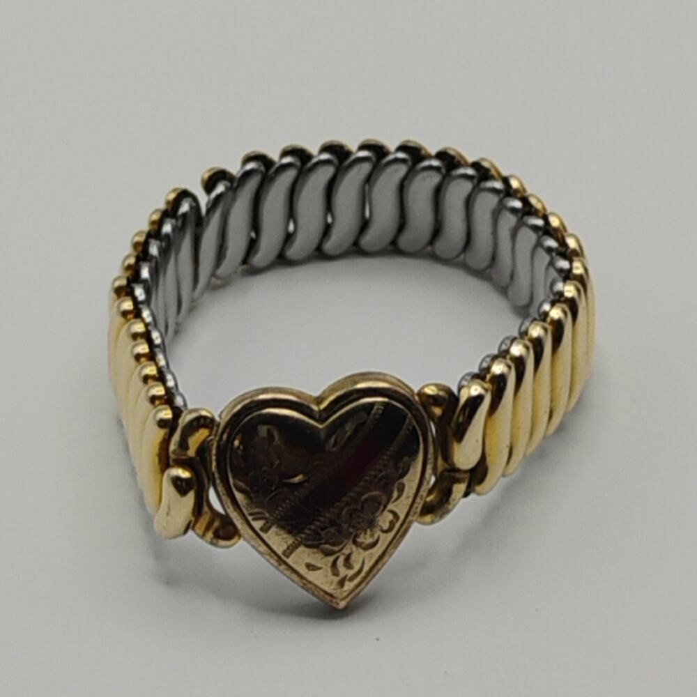 Vintage WWII Crosby Signed Heart Expansion -Sweetheart Bracelet - Engravable